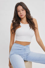 Cello High Rise Flare Jeans with Wide Waistband