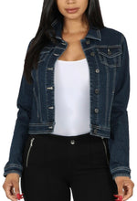 Dark Rinse Classic Jacket in Stretch Denim