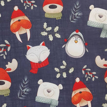 Navy Winter Buddies Infant Boy Romper