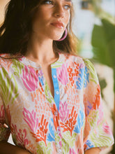 Coral Cove White Riley 3/4 Sleeves Midi Dress