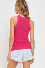 Ivory Casual Sleeveless Halter Sweater Knit Top