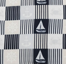 Navy/Grey Infant Boy Lil Sailor Romper