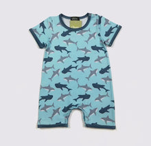 Aqua Shark Boys Infant Toddler Romper