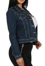 Dark Rinse Classic Jacket in Stretch Denim