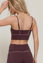 Maroon 3pc Active Wear Jacket, Cami Bra Top and Workout Pants