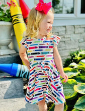 White Back to School Pencil Girl Dress