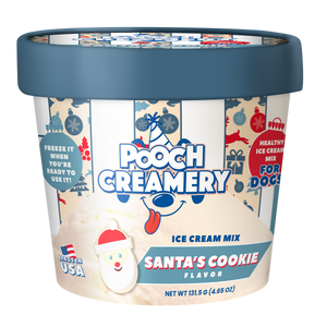 Pooch Cake - Pooch Creamery *Holiday Exclusive* - Ice Cream Mix for Dogs: Santa's Cookie