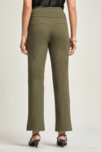 Navy Magic High Slim Straight Pants
