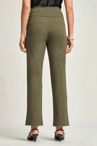 Navy Magic High Slim Straight Pants