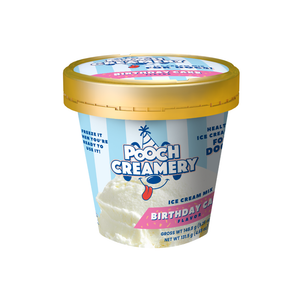 Pooch Cake - Pooch Creamery - Healthy Ice Cream Mix for Dogs: Birthday Cake