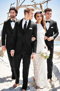 Michael Kors Black Sterling Wedding Suit Style# 472