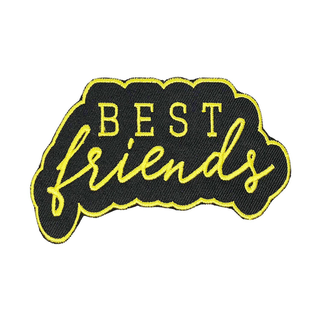 Black and Yellow Best Friends Patch