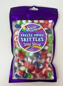 Freeze Dried Skittles - Wild Berry: 4.2oz Peg Bag