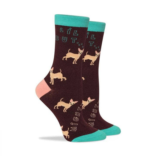 Brown Lil but Mighty Women Socks