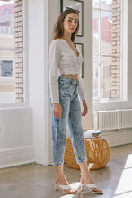 Kancan Acid Washed High Rise Relaxed Fit Mom jeans