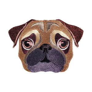 Brown Pug Patch