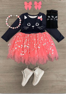 Black Cat Tutu Dress