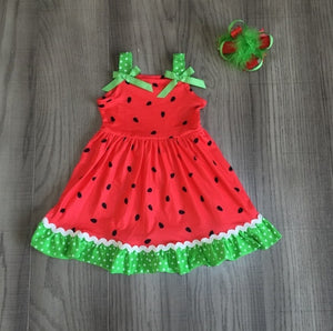 Red Girls Boutique Watermelon Dress