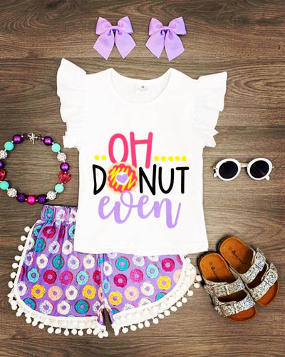 Purple “Oh Donut Even” 2pc Outfit