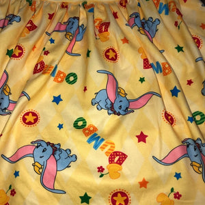Yellow Dumbo Flutter Sleeve Dress